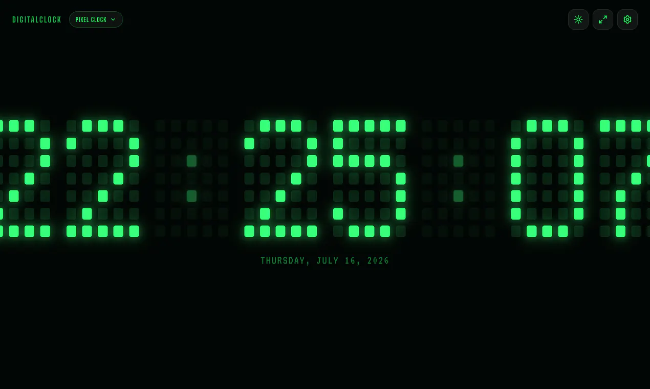 Digital Clock Online gallery image