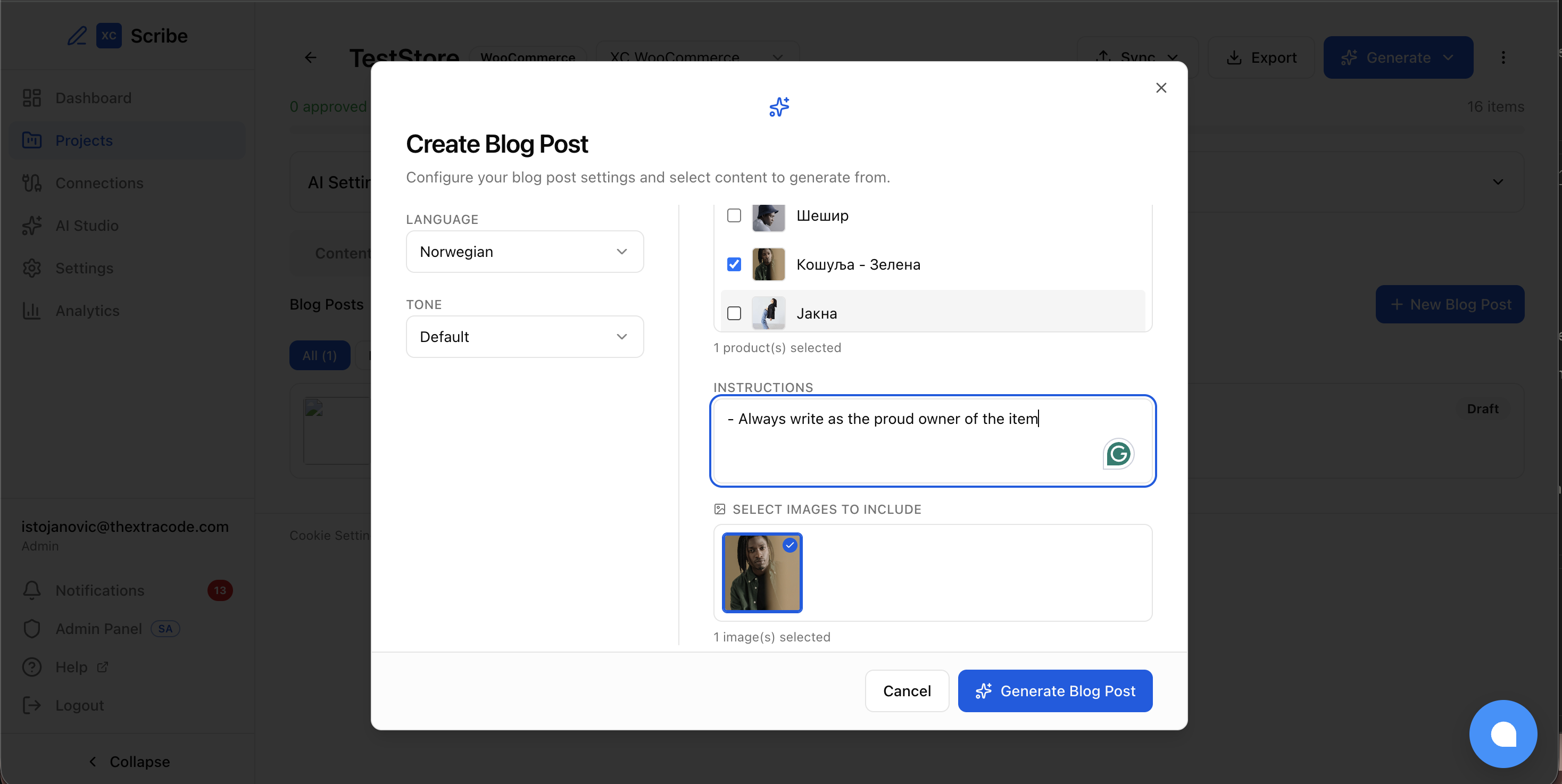 XC Scribe - Screenshot 5 showing product features and functionality