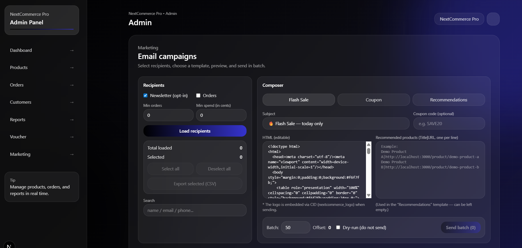 NextCommerce Pro gallery image