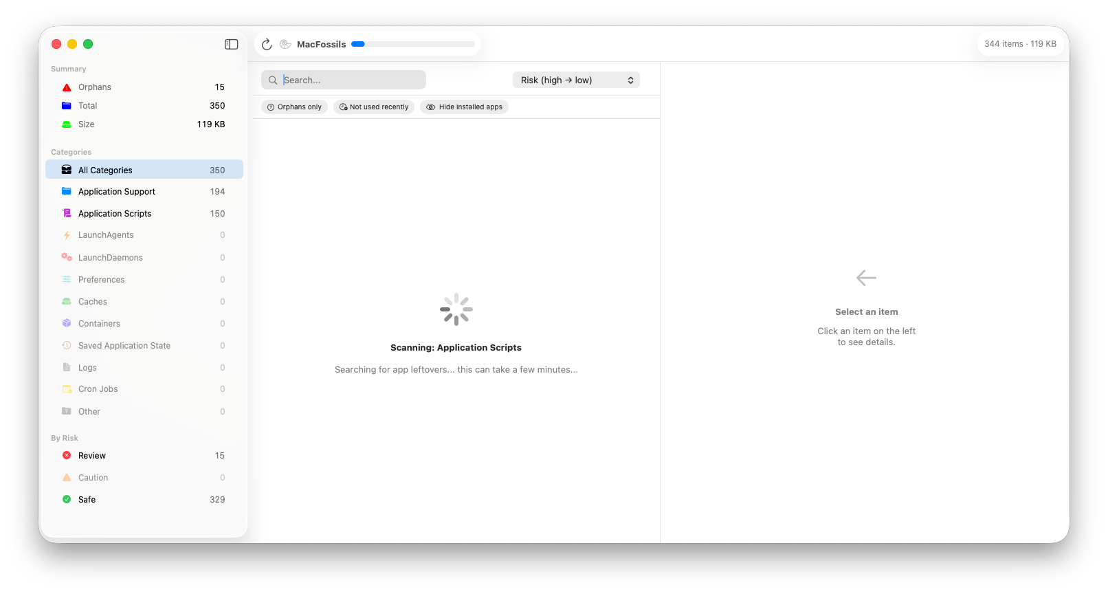 MacFossils - Screenshot 2 showing product features and functionality
