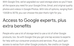 Google One media 1