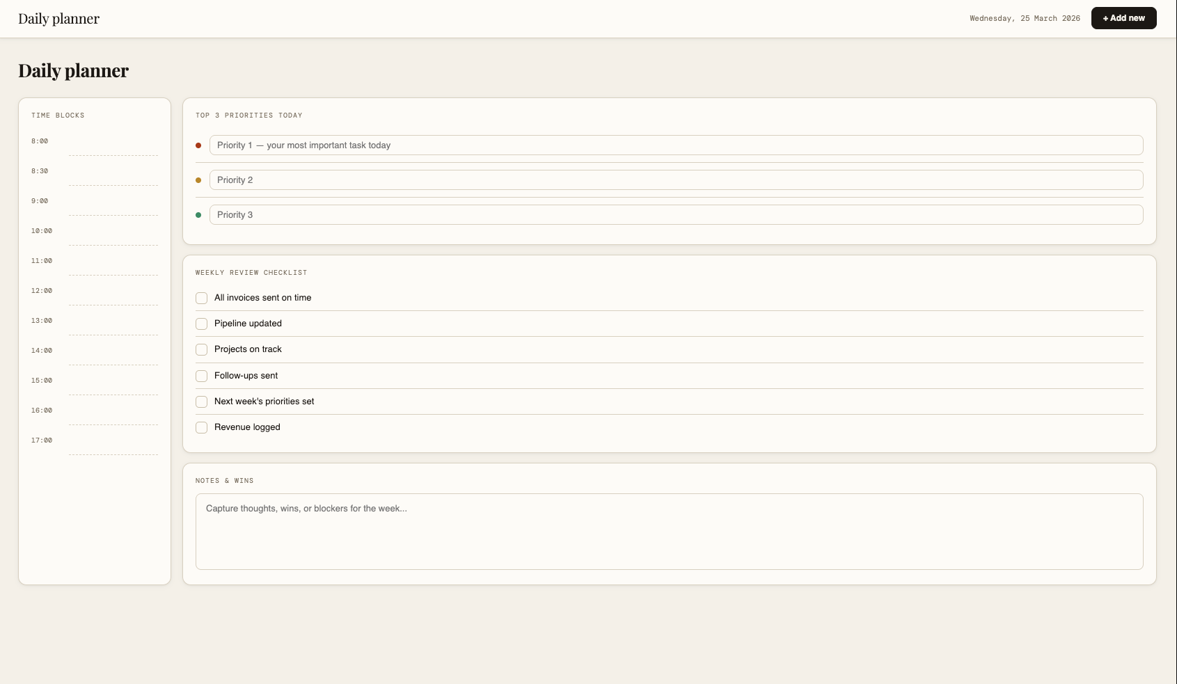 Freelance OS gallery image
