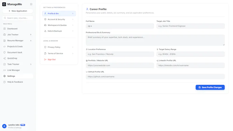 ManageMe screenshot 7