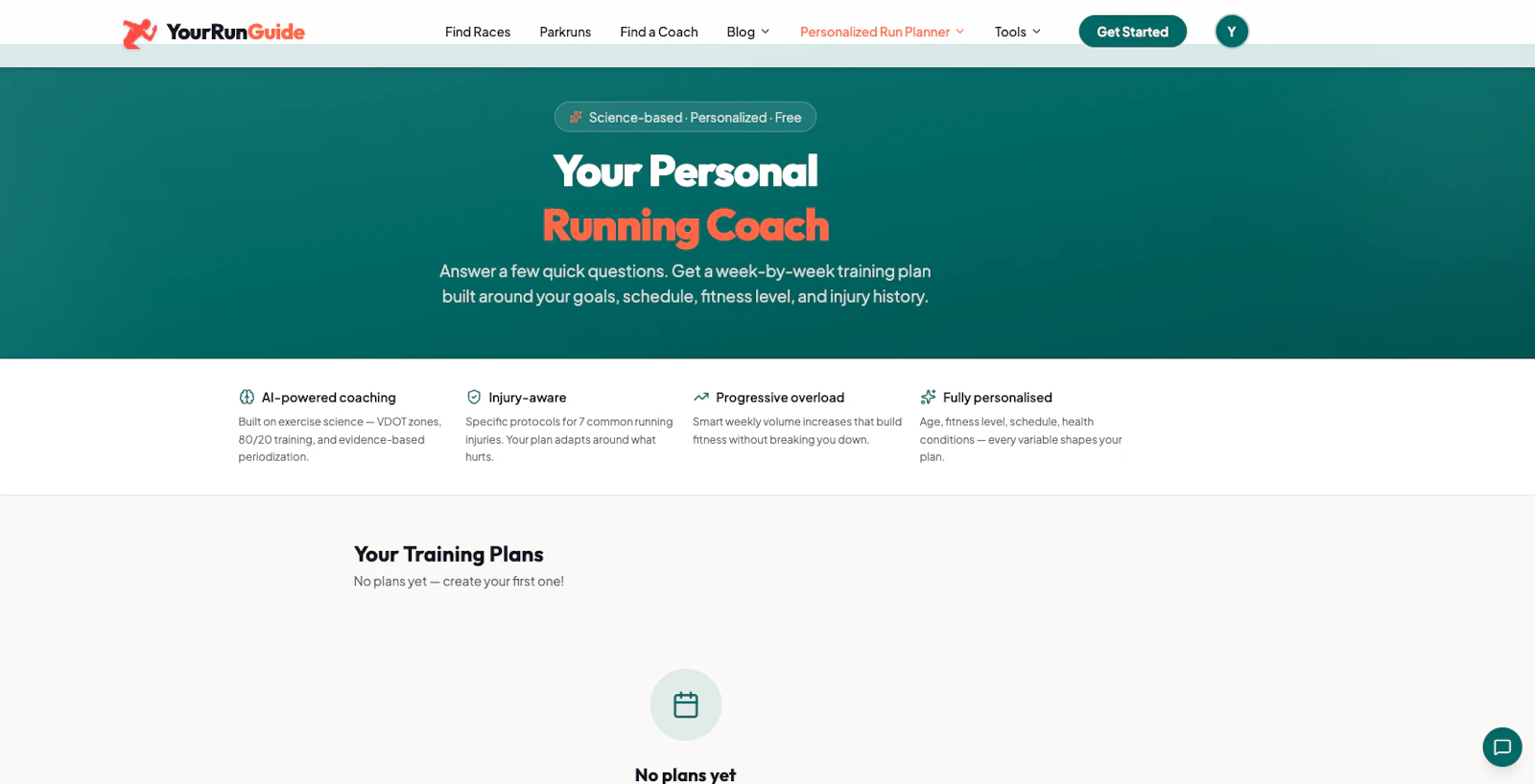 YourRunGuide screenshot 2