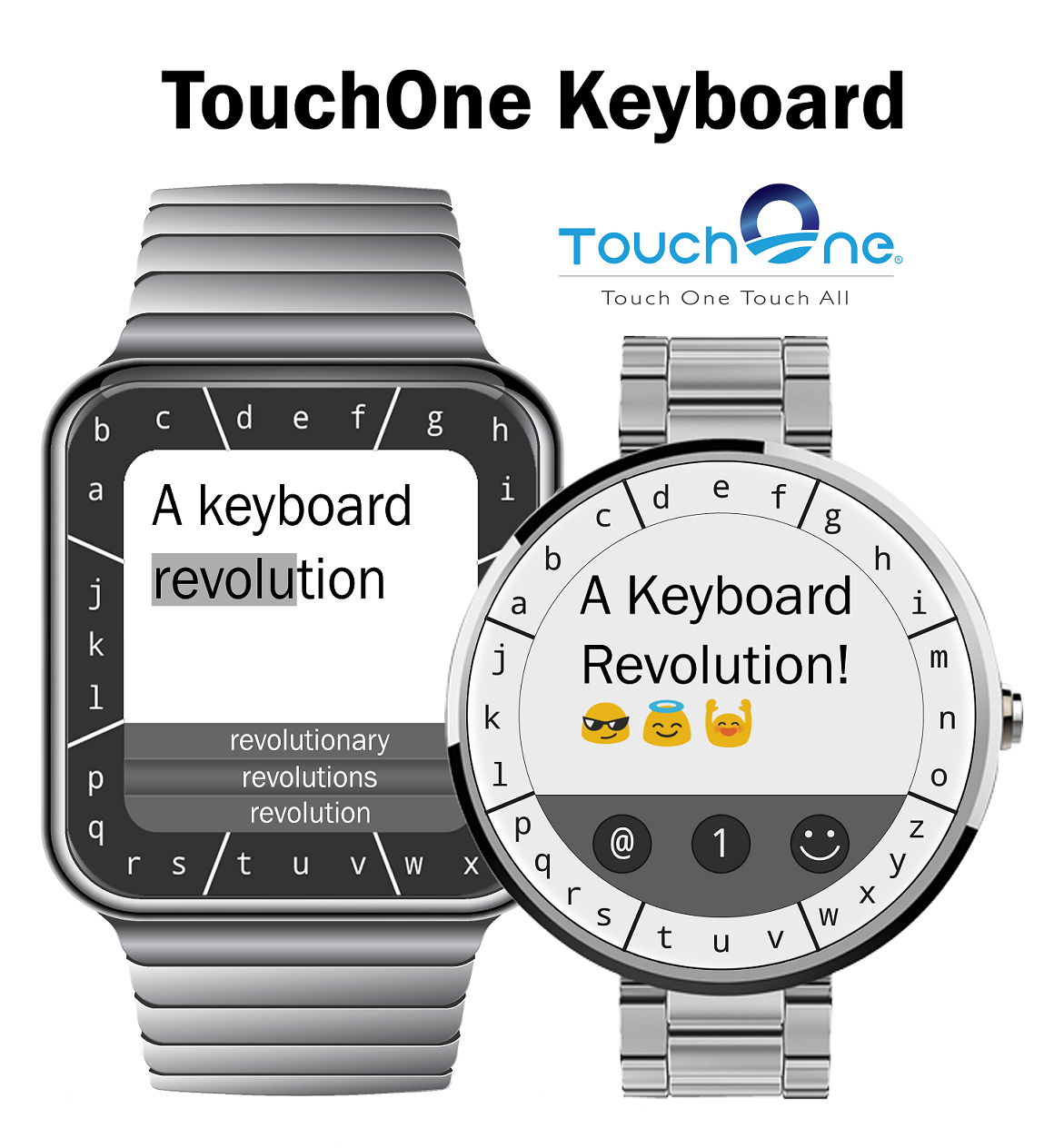 TouchOne Smartwatch Keyboard gallery image