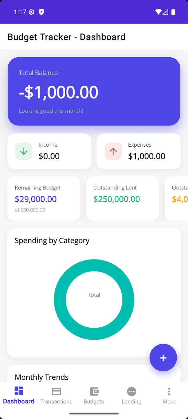 Budget Tracker gallery image