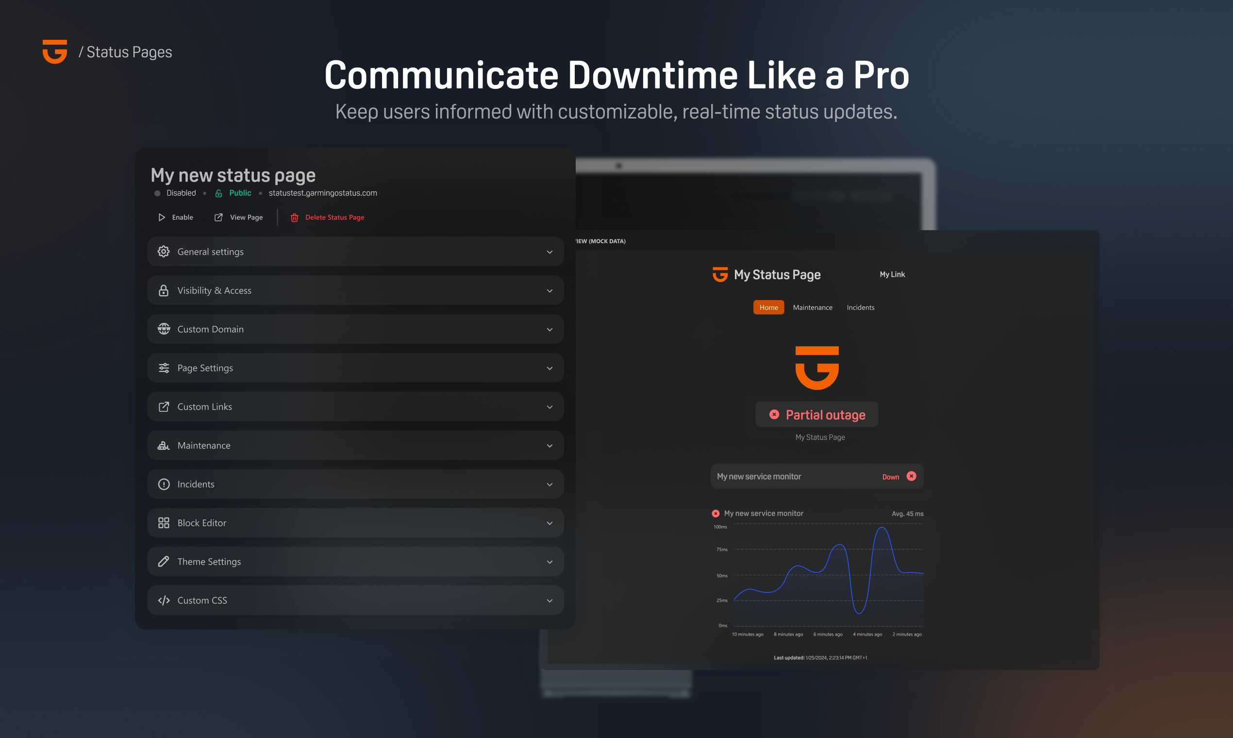 Garmingo Status media 4
