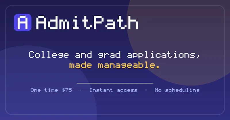 AdmitPath screenshot 1