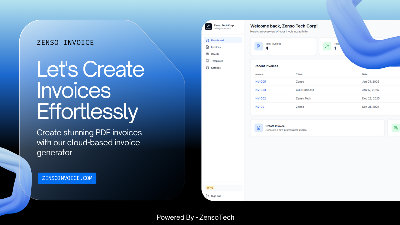 ZensoInvoice gallery image