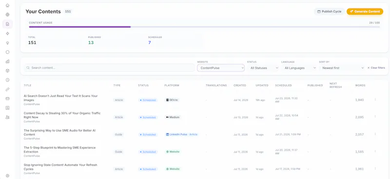 ContentPulse screenshot 5