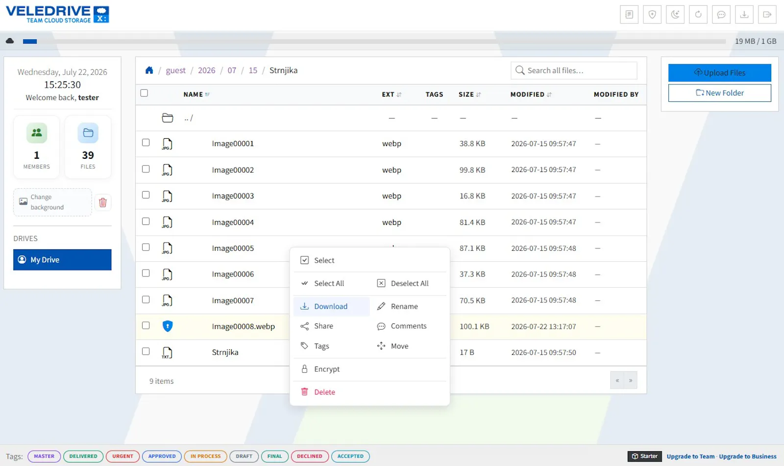 Veledrive screenshot 3
