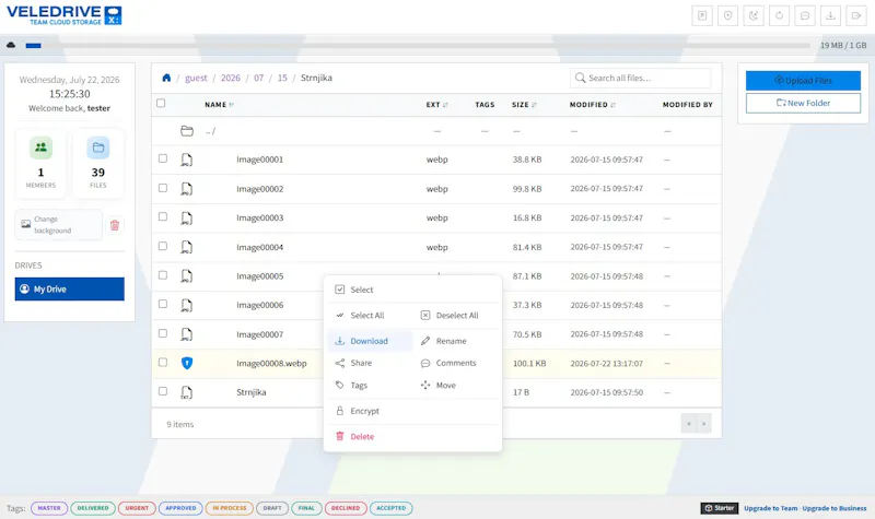 Veledrive screenshot 3