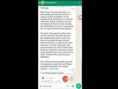 Snowball AI gallery image