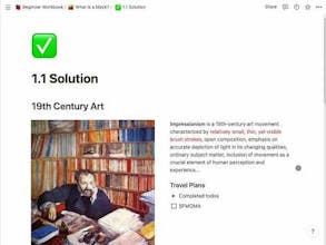 Notion Beginner Tutorial Workbook gallery image