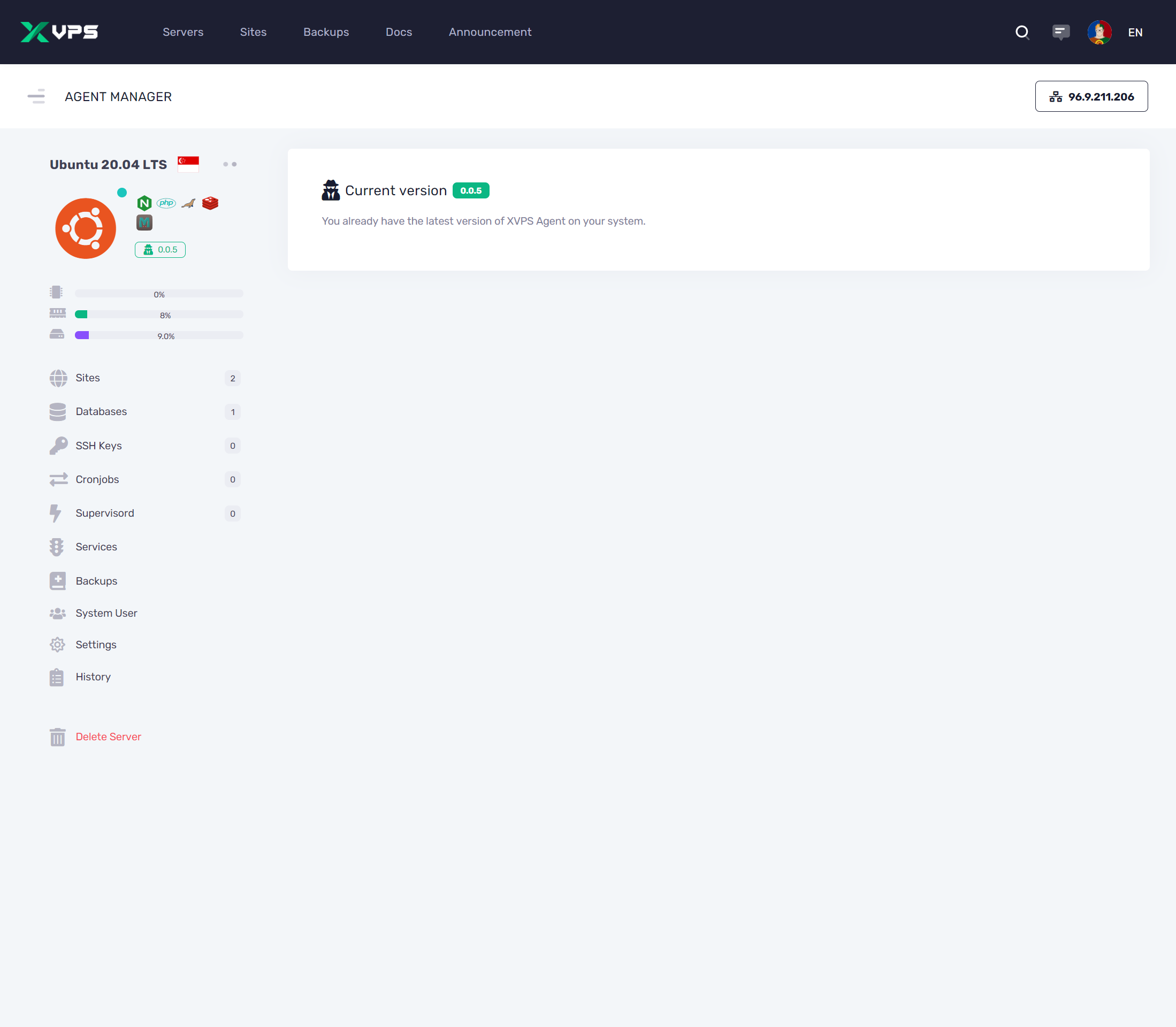 XVPS - Manage VPS easily! gallery image