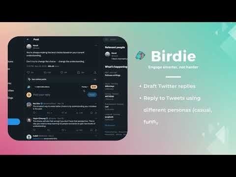 startuptile Birdie-All-in-one AI social media growth tool for X/Twitter replies