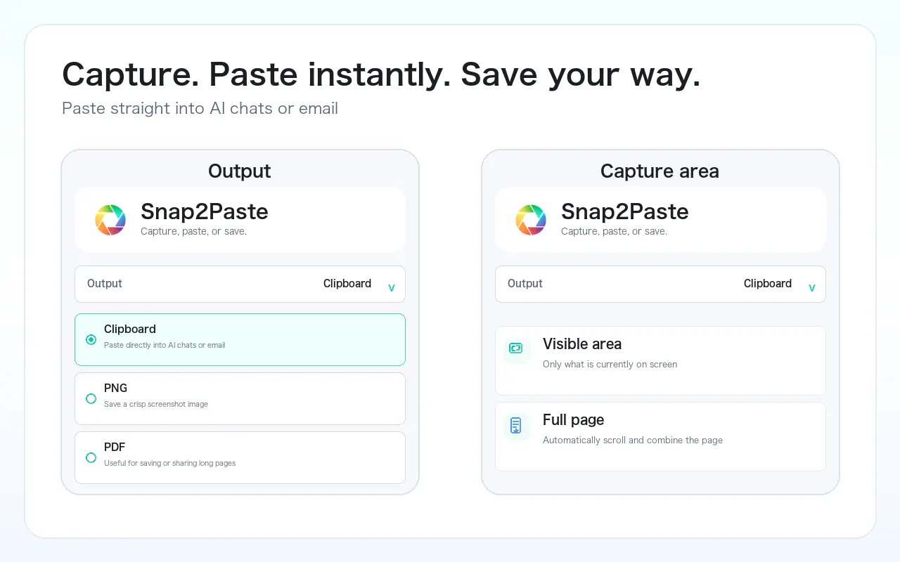 Snap2Paste gallery image