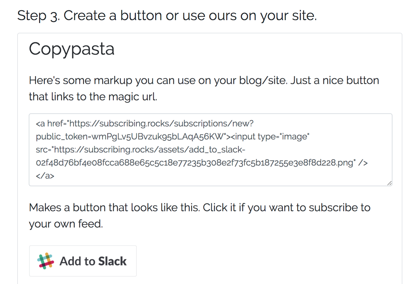 Subscribing.Rocks gallery image