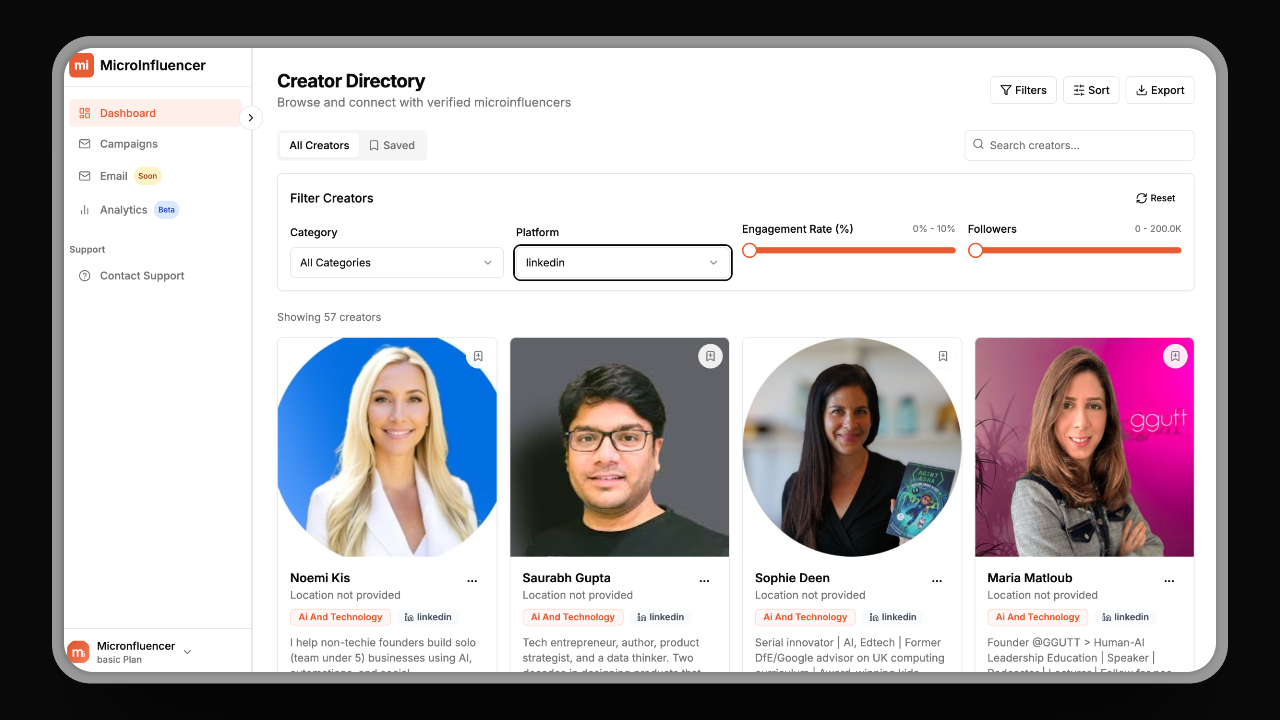 MicroInfluencer gallery image