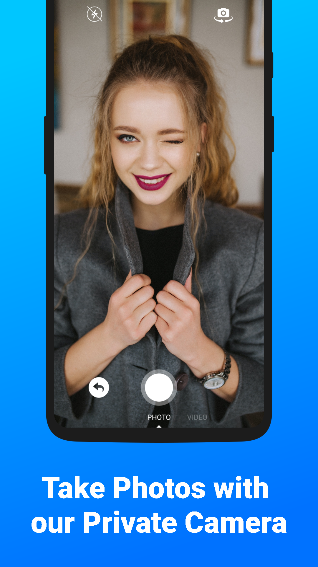 Secret Clock Photo Locker App gallery image