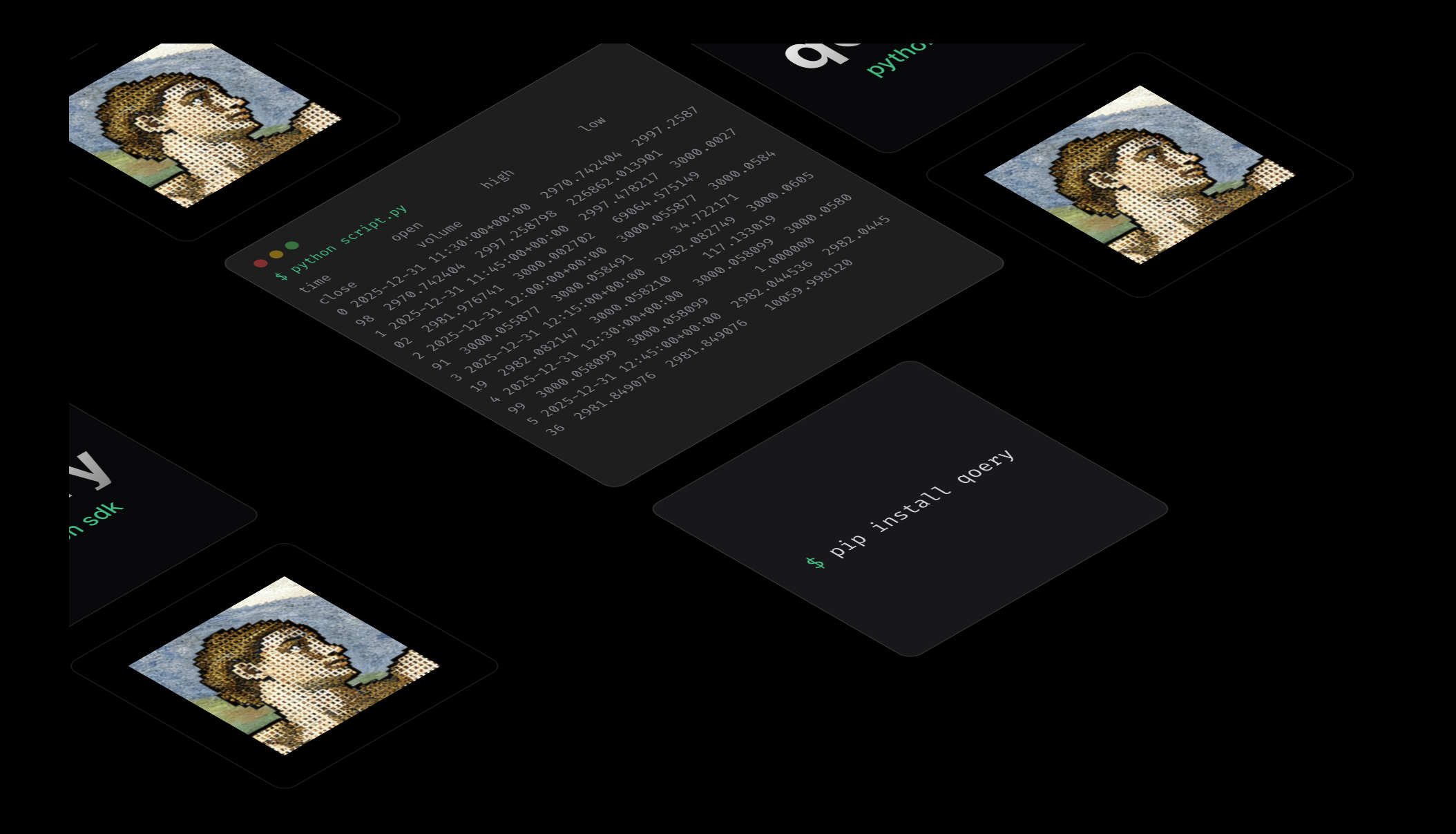 Qoery Python SDK - Screenshot 3 showing product features and functionality