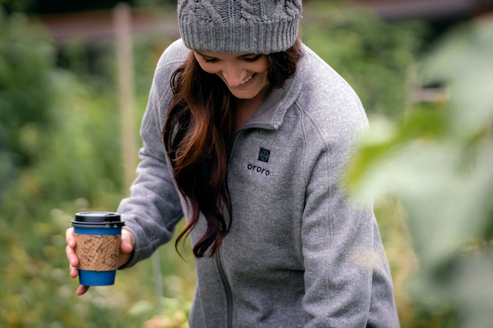 Heated Hoodie, with a built-in 4400 mAh battery, heats the front and back of your torso gallery image