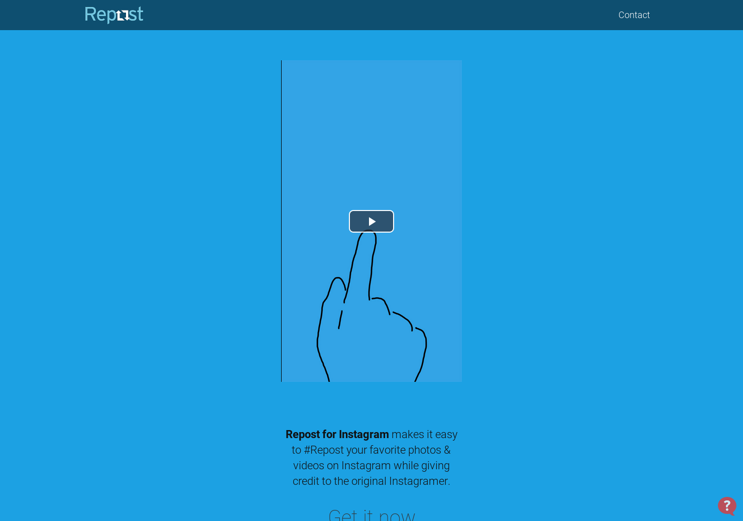 Repost for Instagram