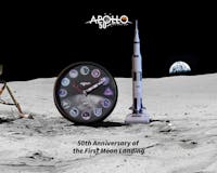 Apollo AR Clock&Saturn V AR Metal Model media 1