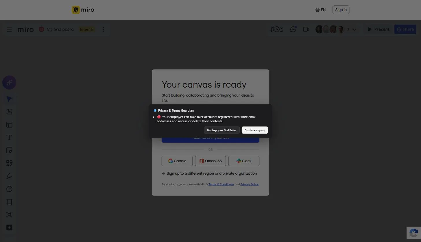 Privacy & Terms Guardian gallery image