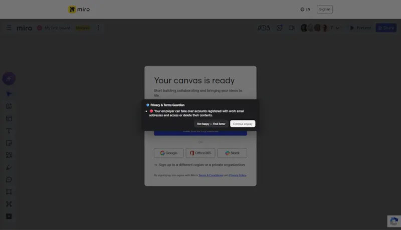 Privacy & Terms Guardian screenshot 3