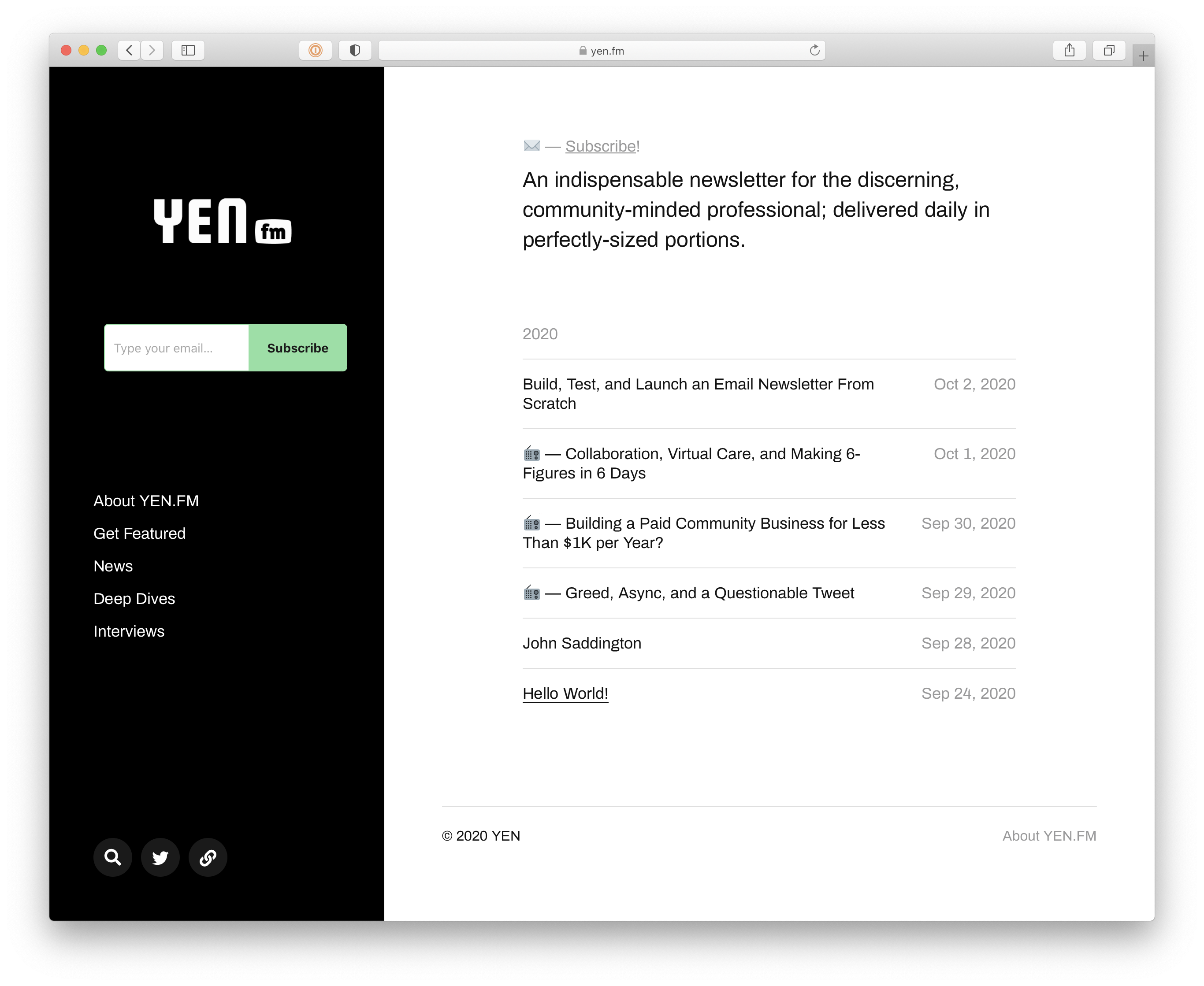 YEN.FM gallery image