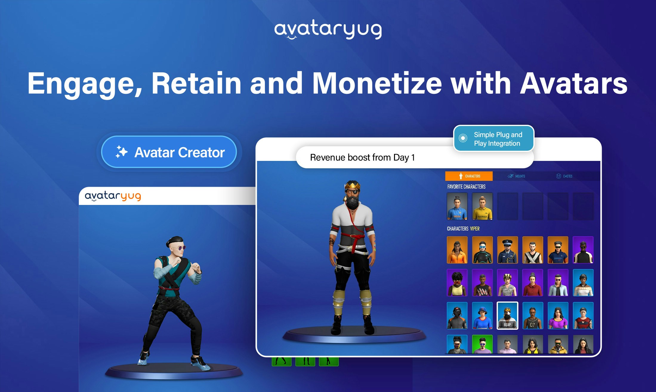 Avataryug- 사용자로부터 더 많은 돈을 벌 수 있습니다 - 아바타를 사용하여 사용자를 획득, 참여, 유지, 수익 창출하십시오 미디어 1