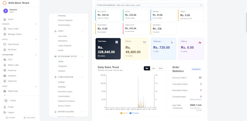 ONFIXPOS screenshot 1