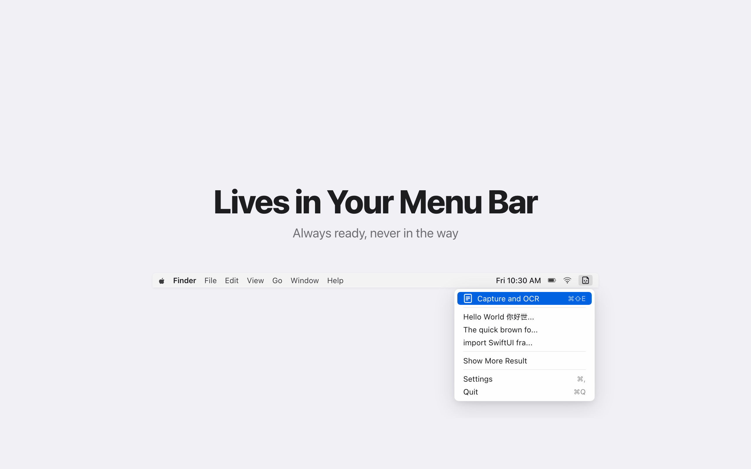 Cheese! OCR gallery image