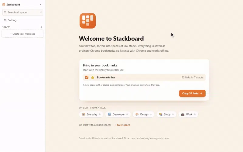 Stackboard screenshot 1