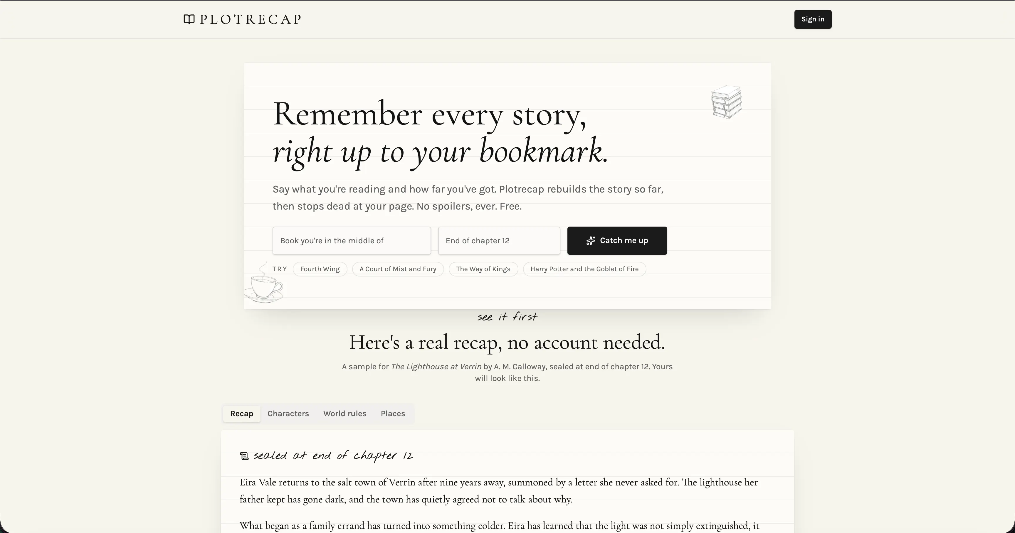 Plotrecap gallery image