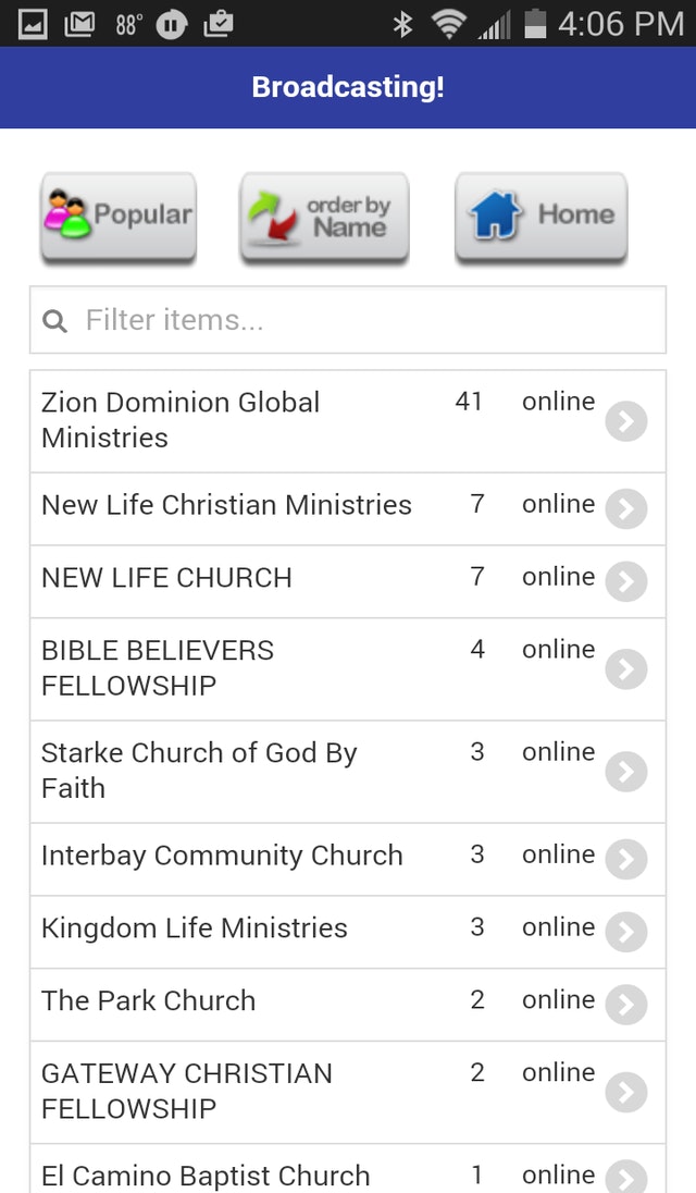 StreamingChurch tv gallery image