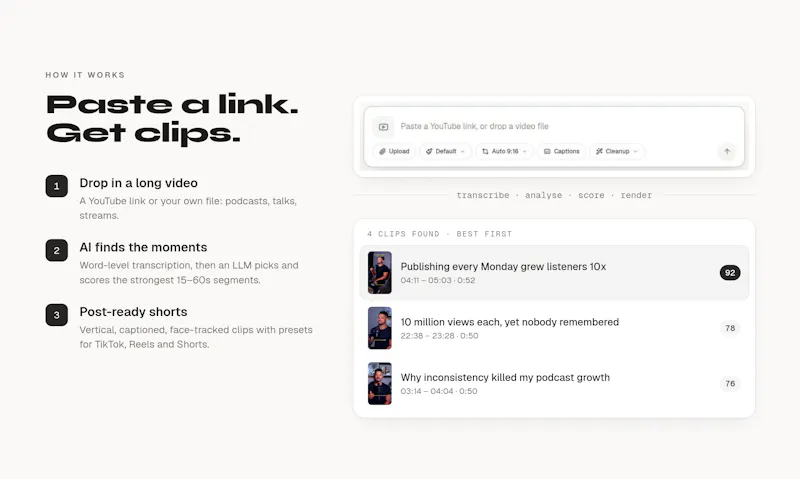 SupoClip screenshot 2