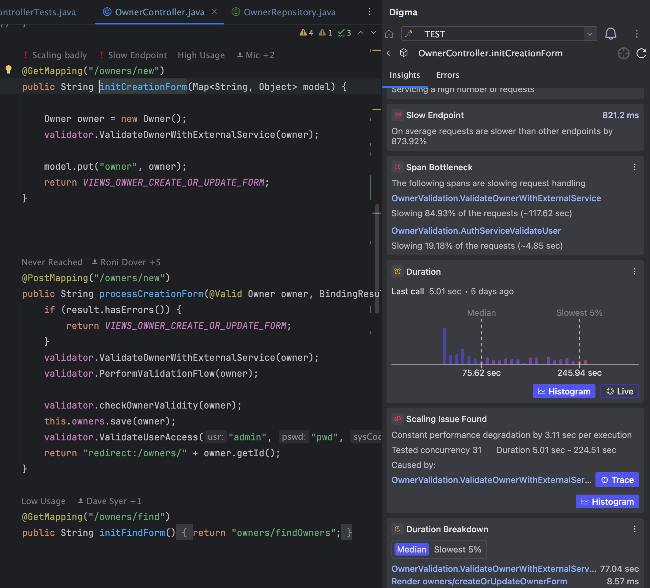 Digma.ai - Посмотрите, что ваш код делает неправильно, как вы код, в IDE медиа 5