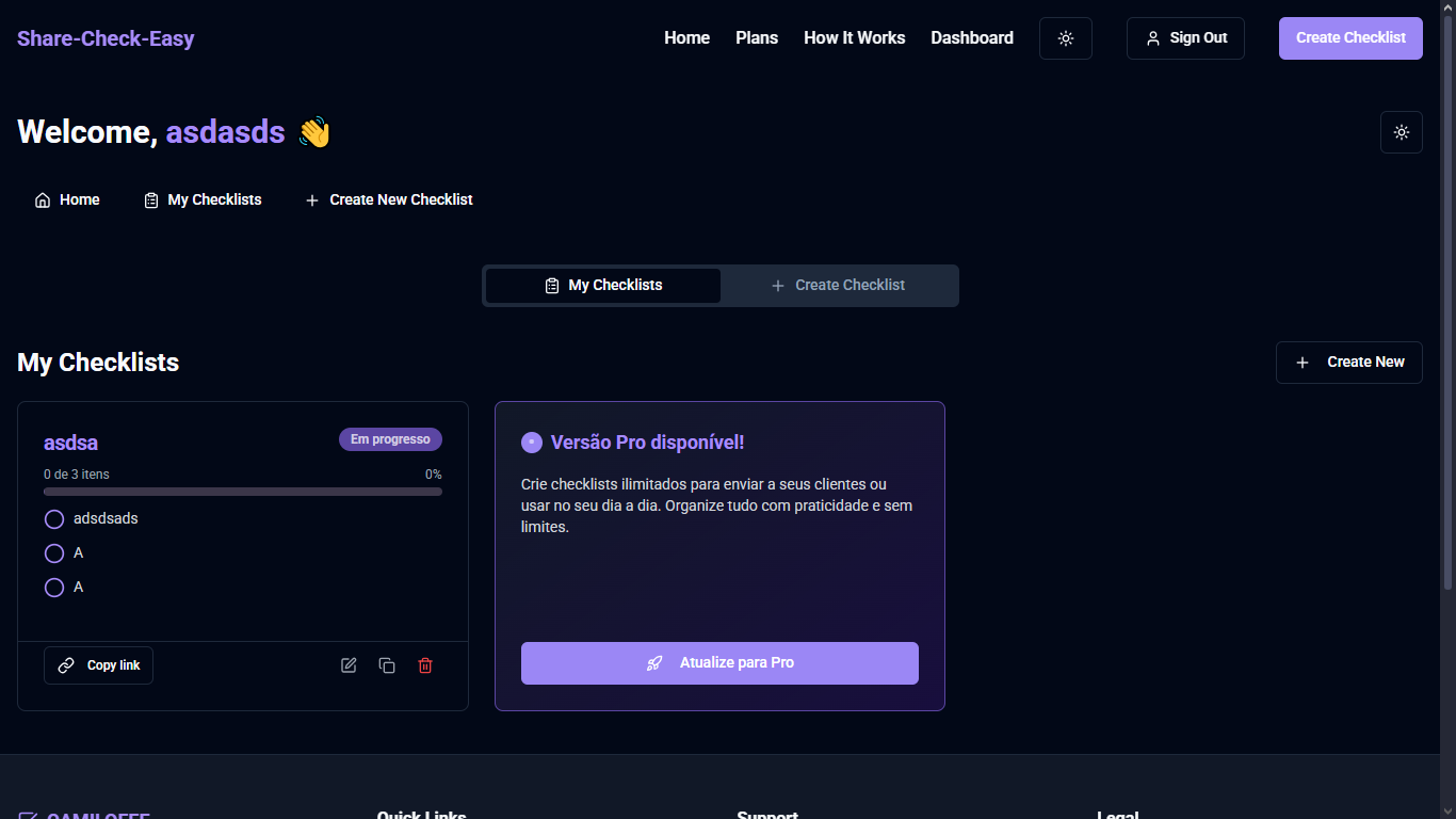CAMILOFEE - Create and share checklists online media 3