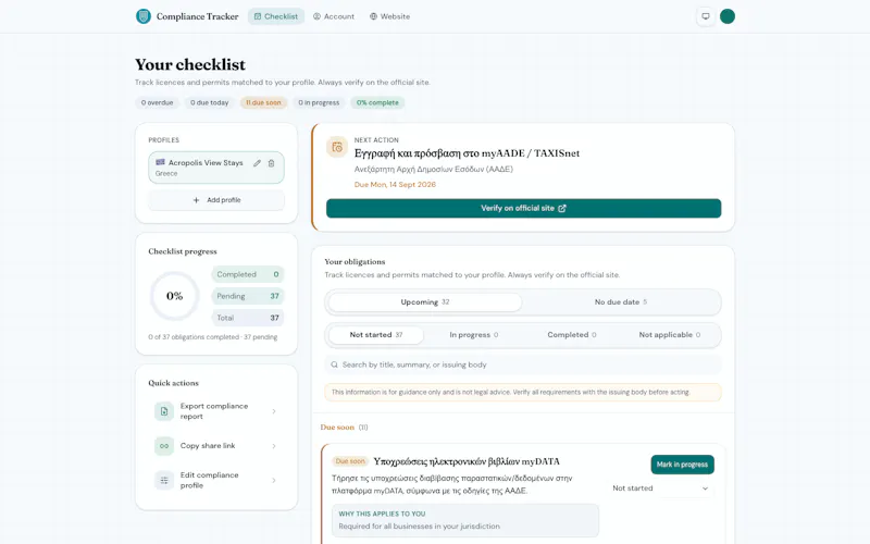 Compliance Tracker screenshot 4