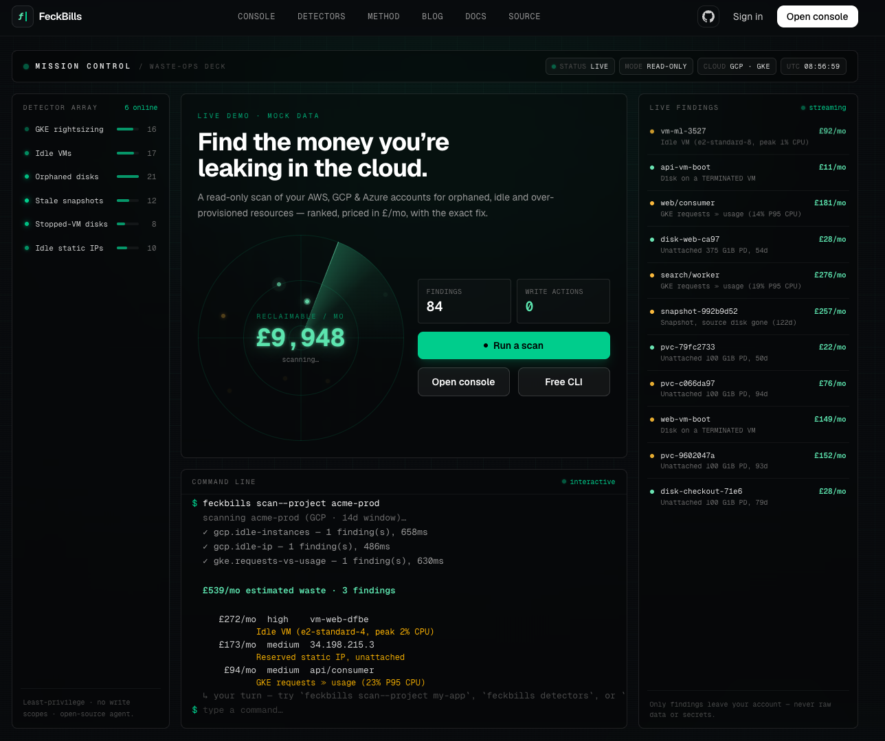 feckbills.com - Save on your cloud! gallery image
