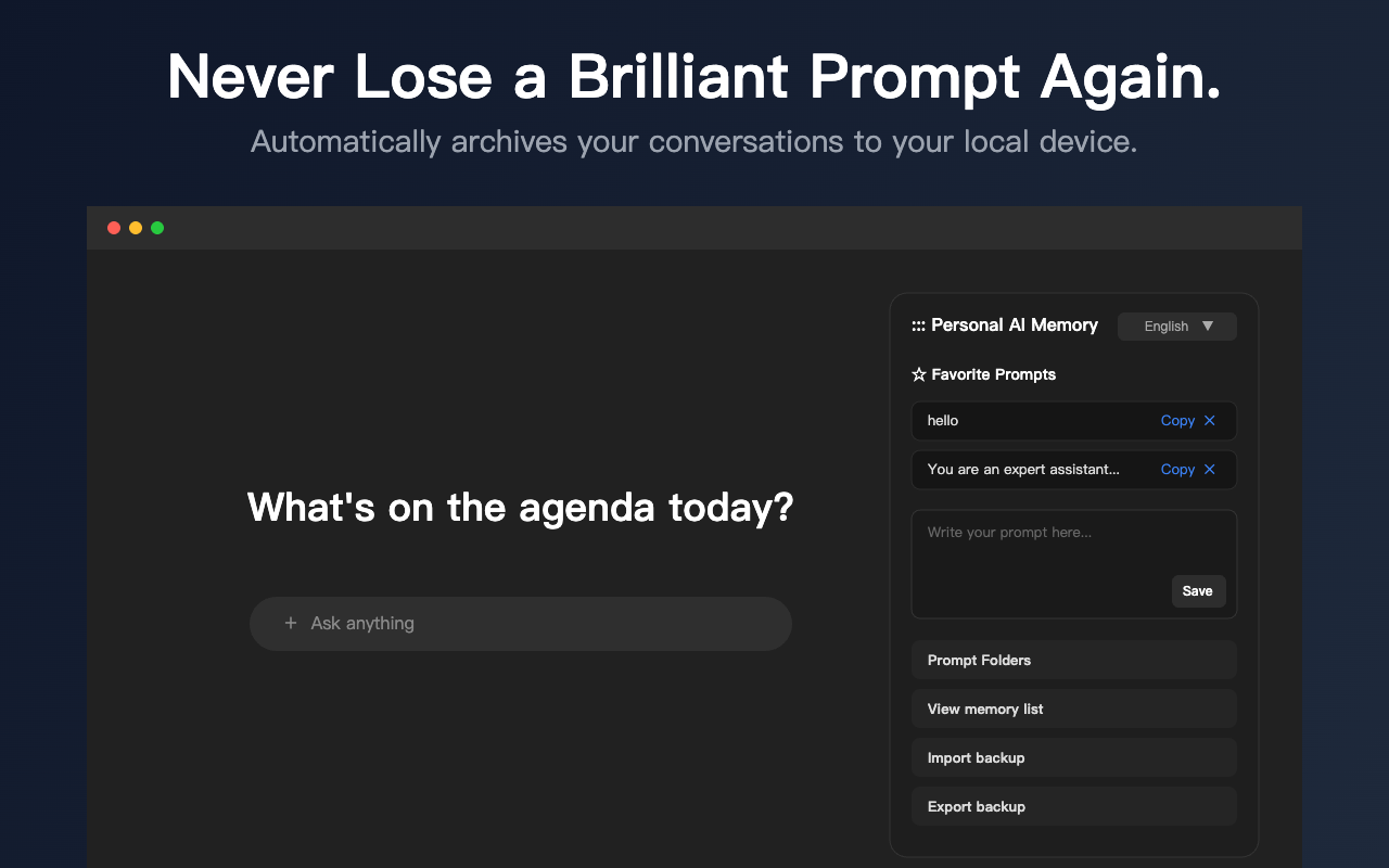 Personal AI Memory V2 gallery image