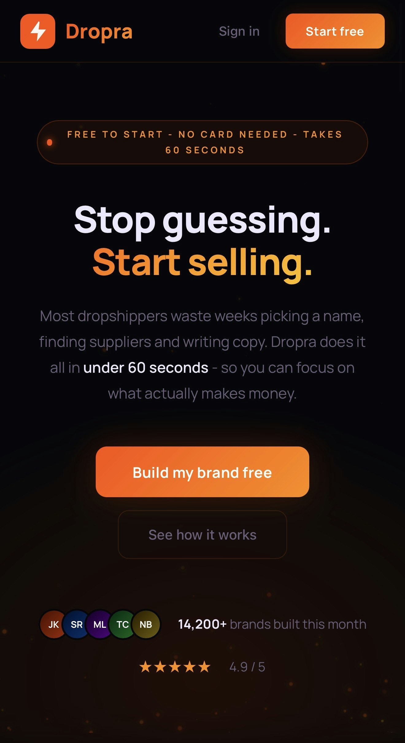 Dropra - Main product screenshot demonstrating key features and user interface