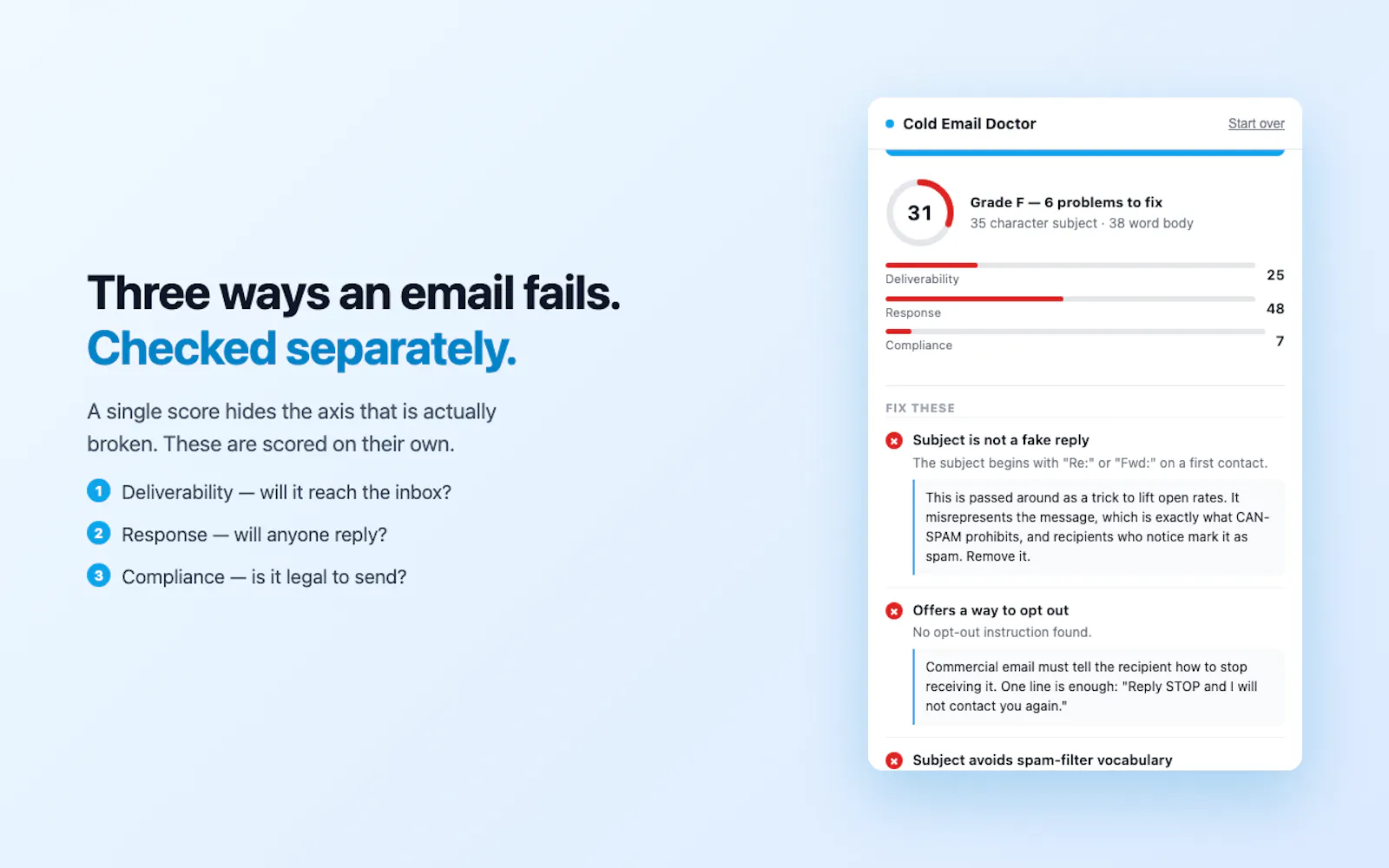 Cold Email Doctor screenshot 1