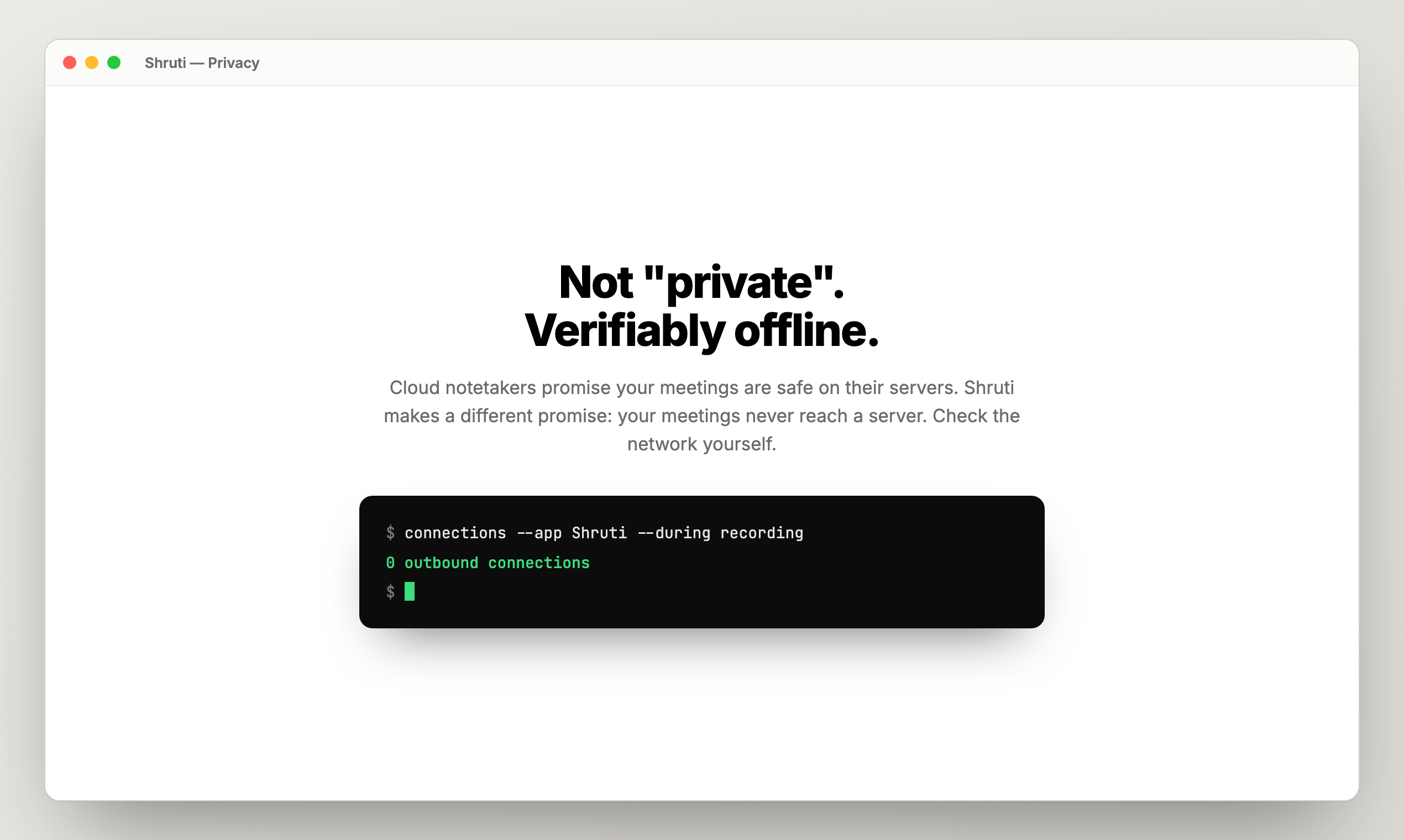 Shruti — Notes that never leave your PC gallery image