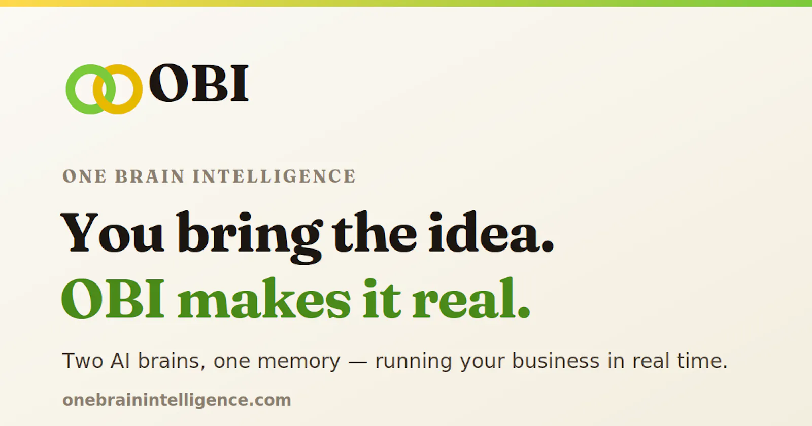 OBI — One Brain Intelligence screenshot 1