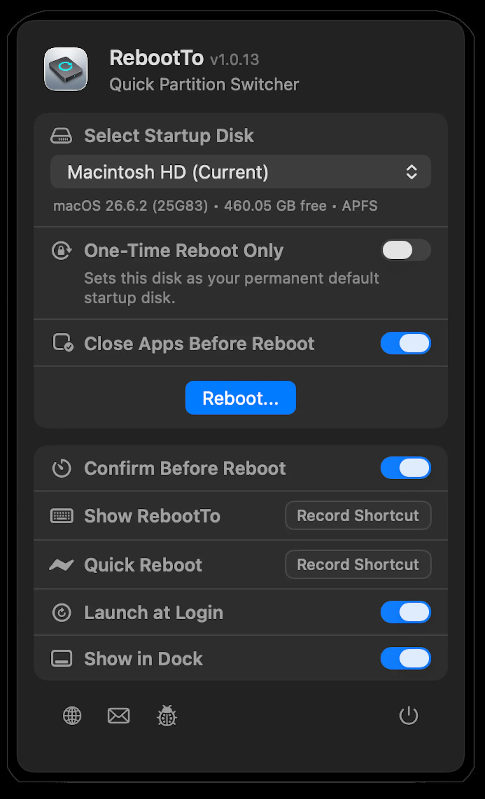 RebootTo screenshot 3