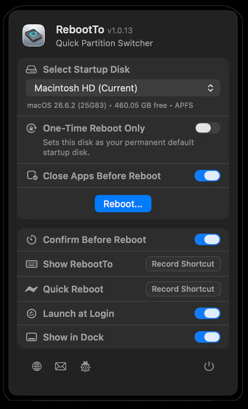 RebootTo screenshot 3