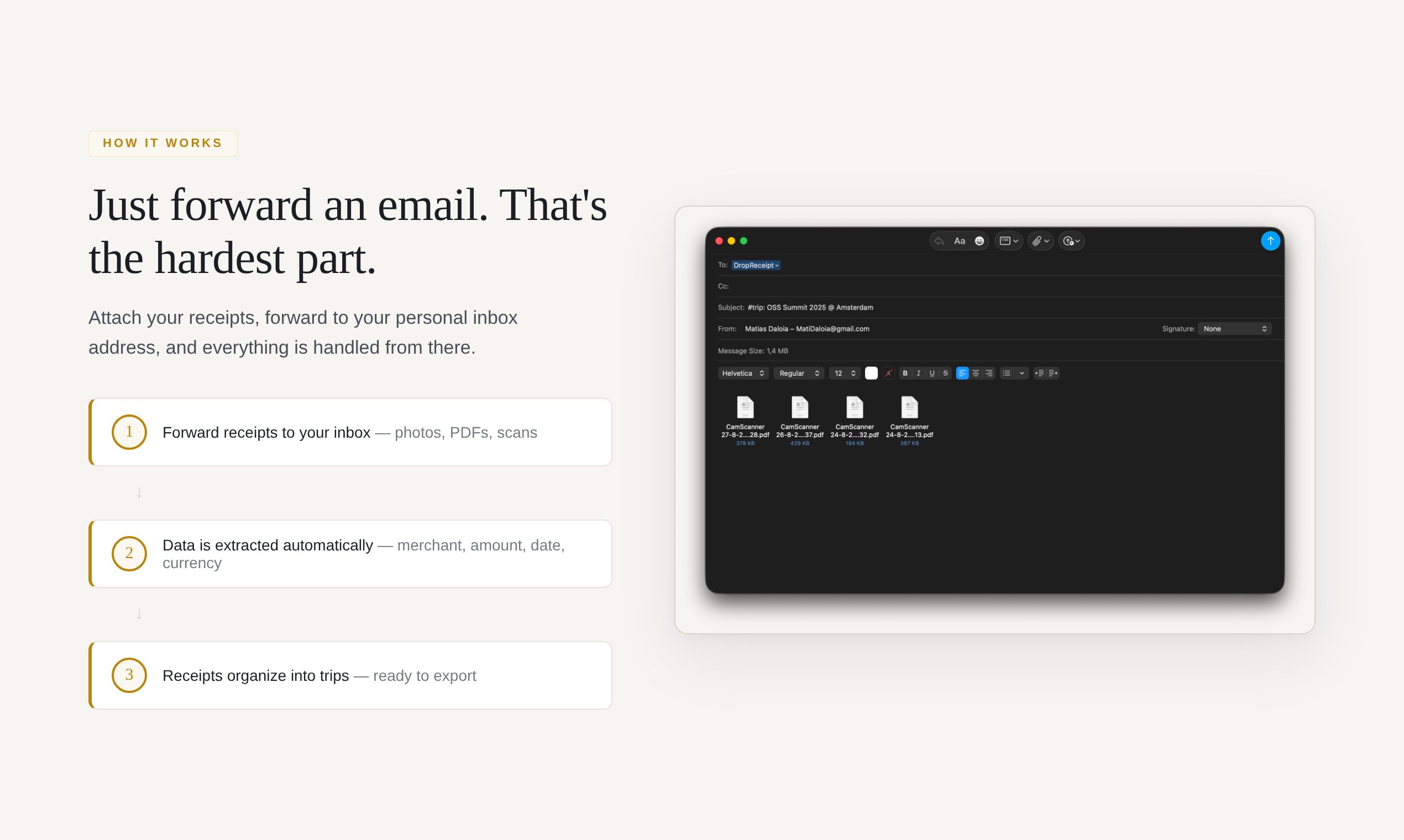 DropReceipt gallery image